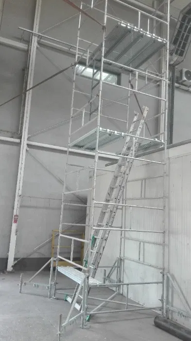 WYNAJEM Rusztowanie aluminiowe przejezdne - Krause / Warszawskie