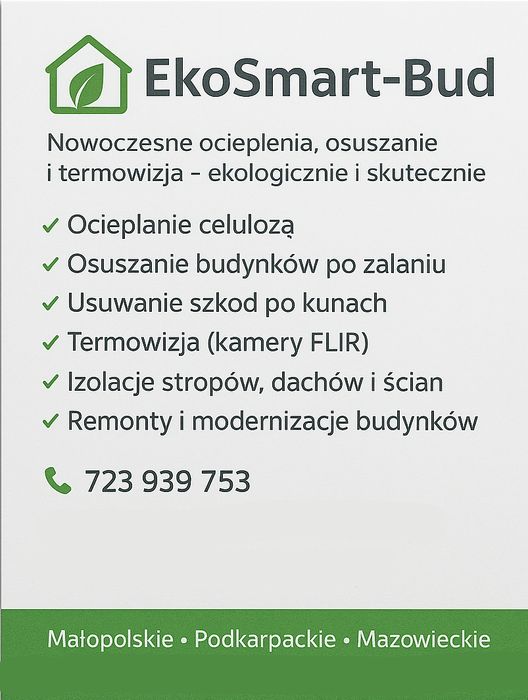 Naprawa szkód po kunach, izolacja celulozą