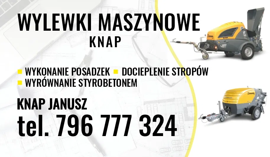 Wylewki MASZYNOWE mixokretem AHYDRYTOWE,Styrobeton,posadzki,Anhydryt
