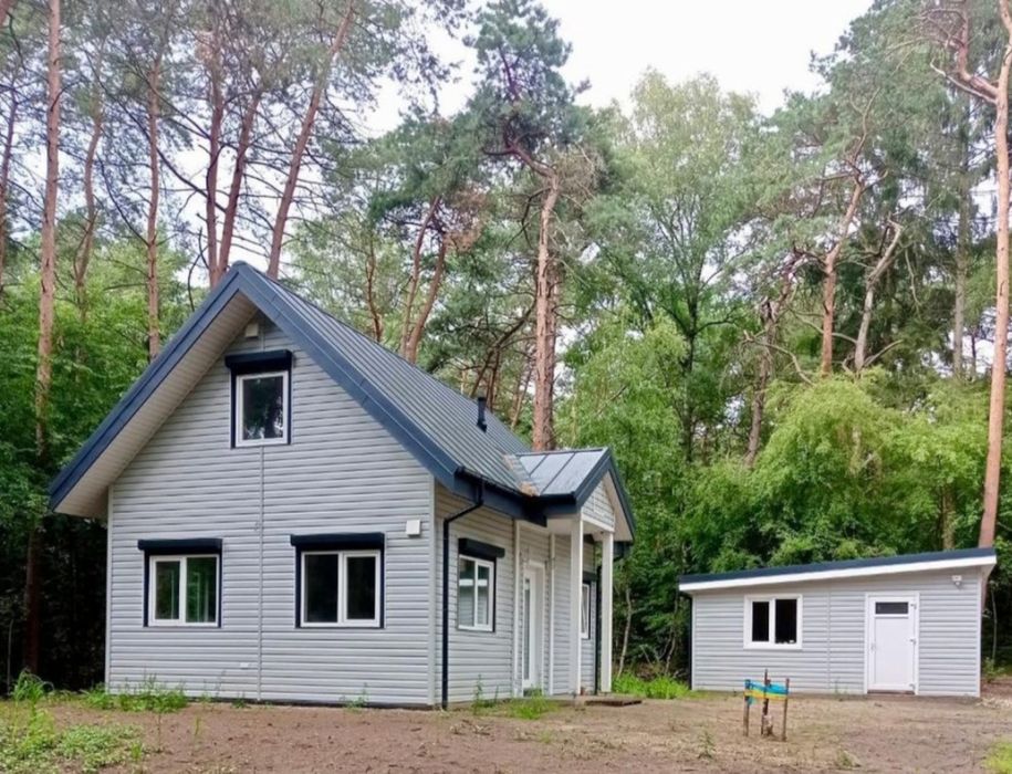 Domy szkieletowe i letniskowe, elewacje wentylowane