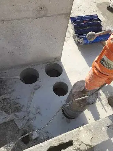 Wiercenie w betonie. Przewierty. Frezowanie podłogowe. Cięcie betonu