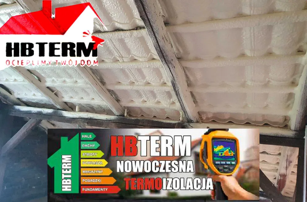 Ocieplanie pianą PUR izolacje natryskowe dachu stropu docieplenia
