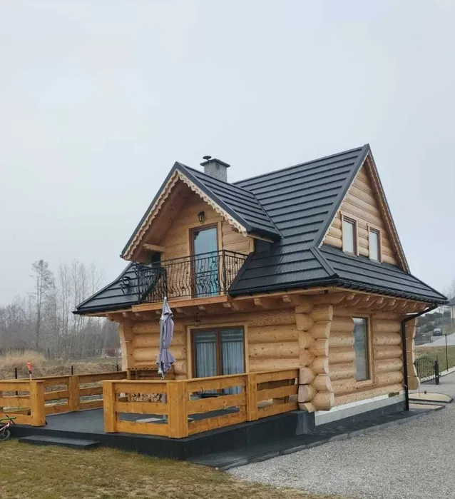 Domy z pół bala- Marcyś. Całoroczne. Kompleksowa budowa. Cała Polska.