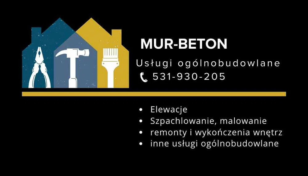 Stany surowe, elewacje, ocieplenia, ogrodzenia, wykończenia