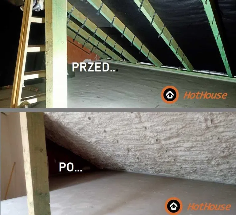 Ocieplenie Pianą PUR, Wełną Skalną, Celulozą, Naprawa Po KUNIE ,