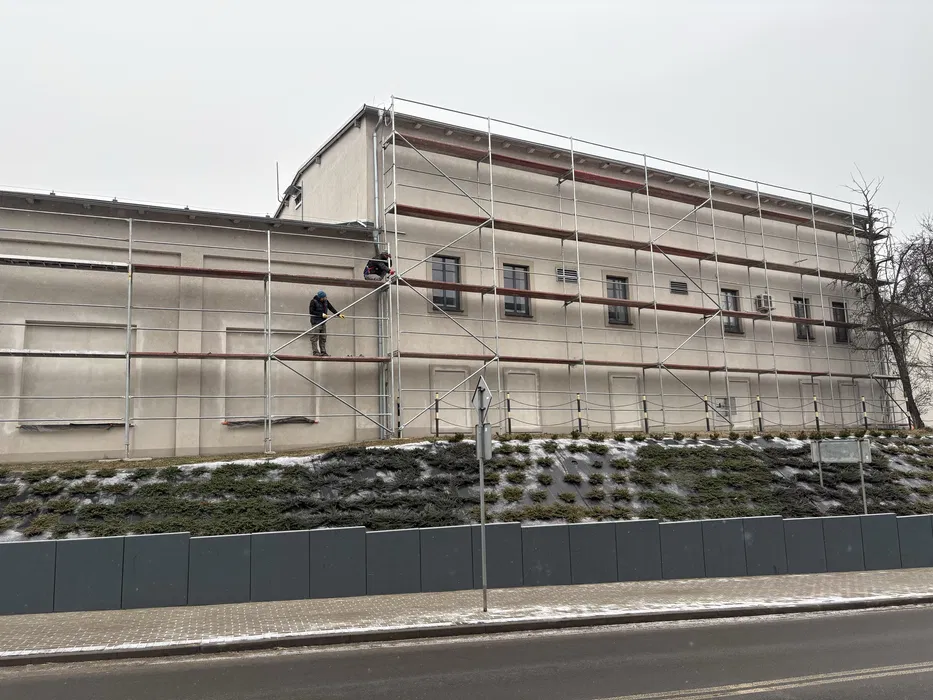 Rusztowanie elewacyjne fasadowe plettac wypożyczę wynajmę fv