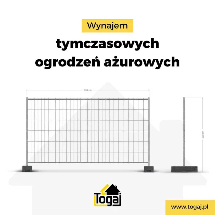 wynajem ogrodzenia ażurowe tymczasowe zaciskarka do rur pex miedzi