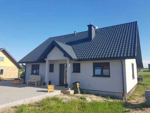 Dom systemem szkieletowym DOM Kamilek 86m2 Inter-Styl