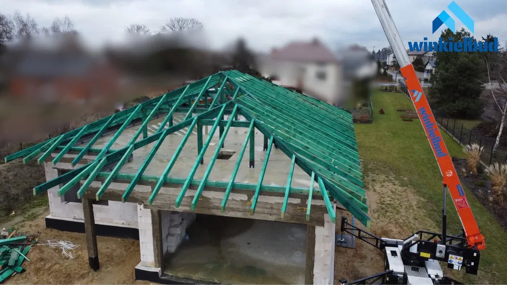 Więźba dachowa, pokrycie dachowe, cieśla, dekarz, projekty