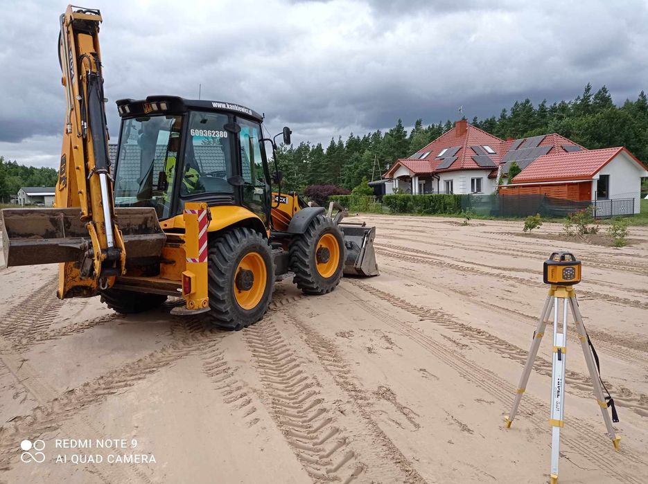Budowa dróg dojazdowych utwardzenie placu gruz betonowy kamień łamany