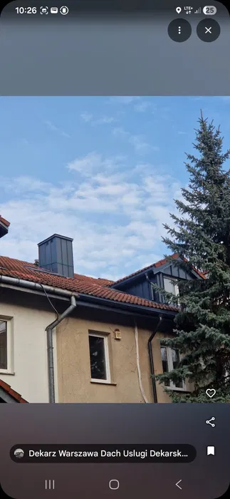 Dekarz Warszawa,Naprawa kominów,papa,wymiana rynien,mycie dachow