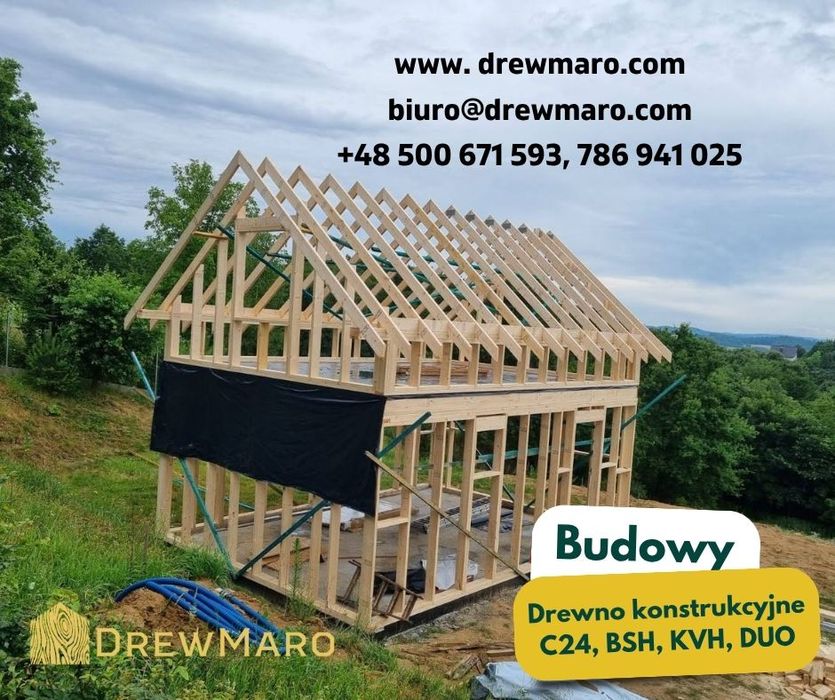 Budujemy domy szkieletowe, więźby dachowe - MAŁOPOLSKA