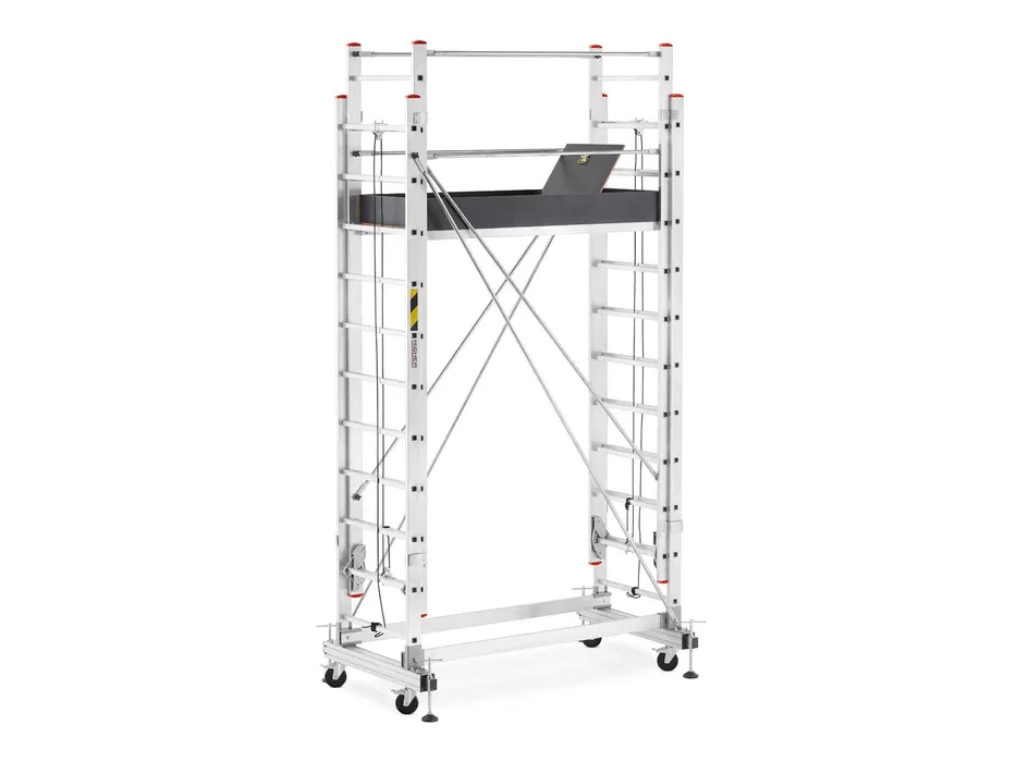 Wynajem Rusztowanie aluminiowe jezdne wysuwane HIGHER 2x15 8,1m