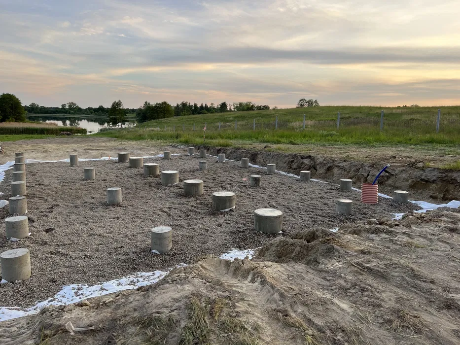 Fundament na palach /słupach /punktowy / stopy fundamentowe