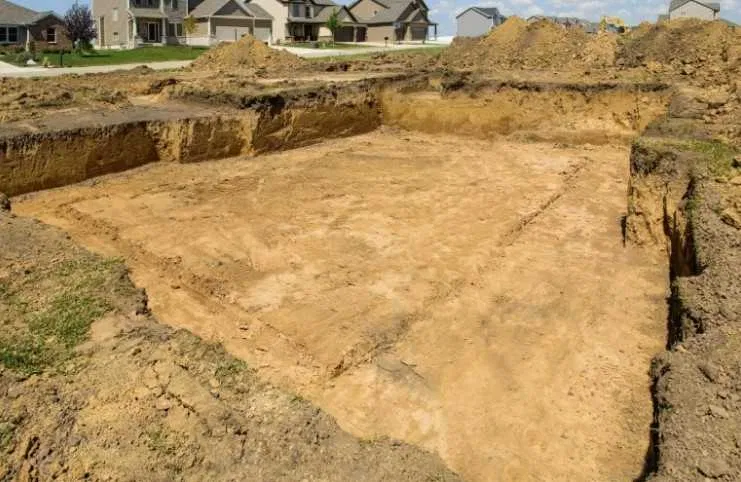 Płyty fundamentowe, wykopy, wymiana gruntu
