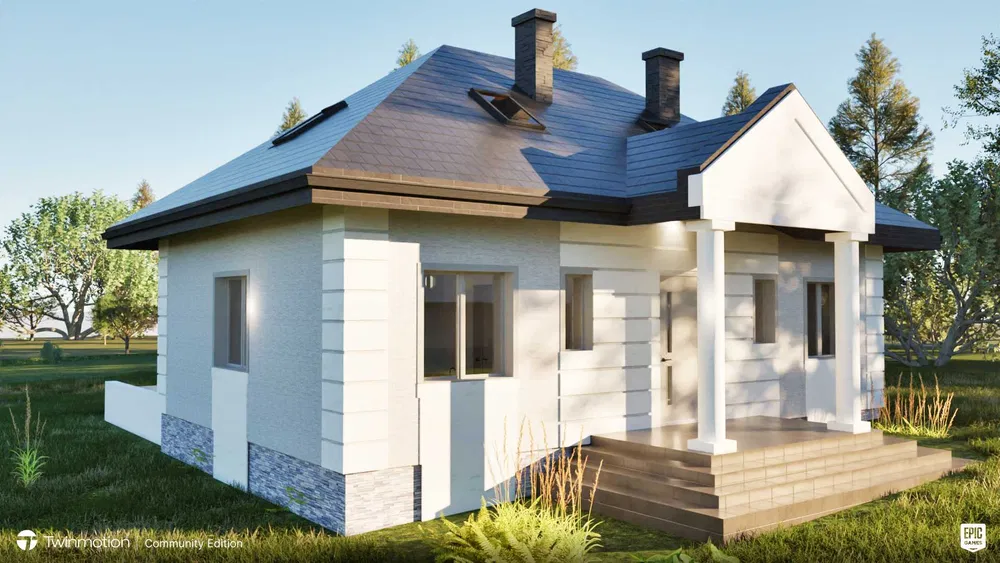 PROJEKT DOMU INDYWIDUALNY - Biuro Projektowe Architekt, Projektant