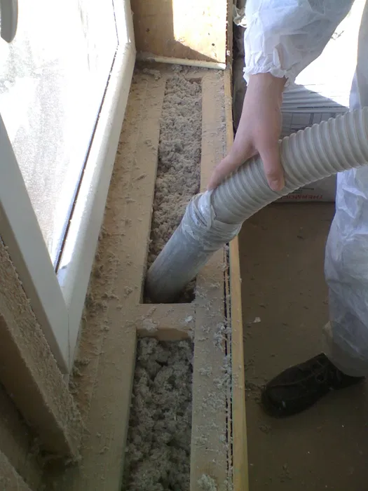 Badania kamerą termowizyjną , ocieplenia celulozą