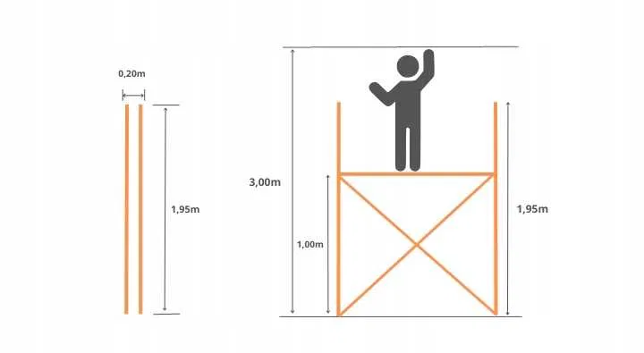 Krause Rusztowanie Aluminiowe Mini na Schody! - wynajem od 35 zł/dzień