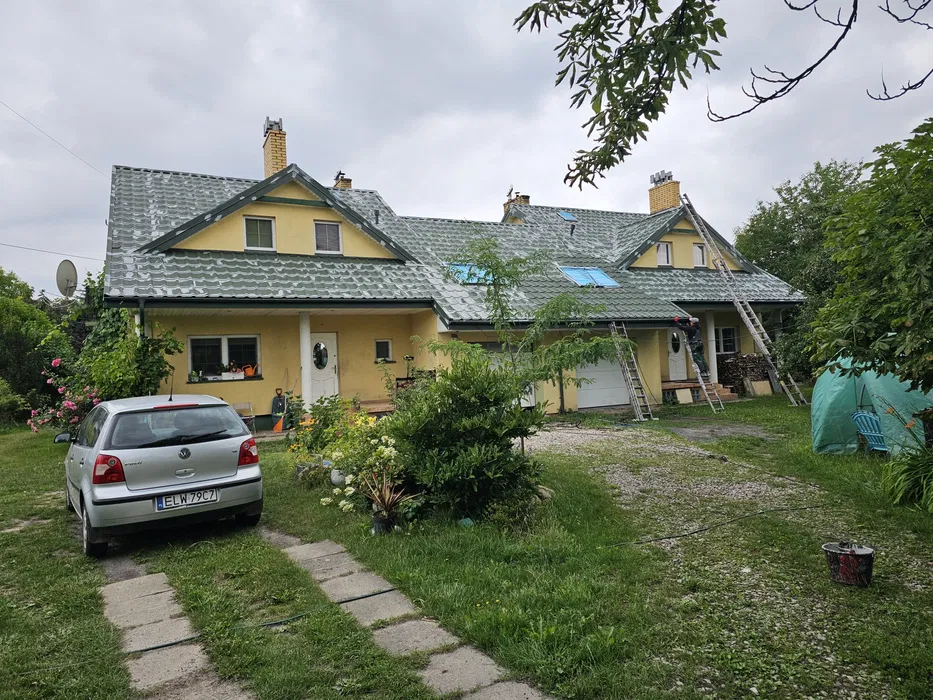 Malowanie dachów, mycie Dekarz Papa termozgrzewalna Naprawy