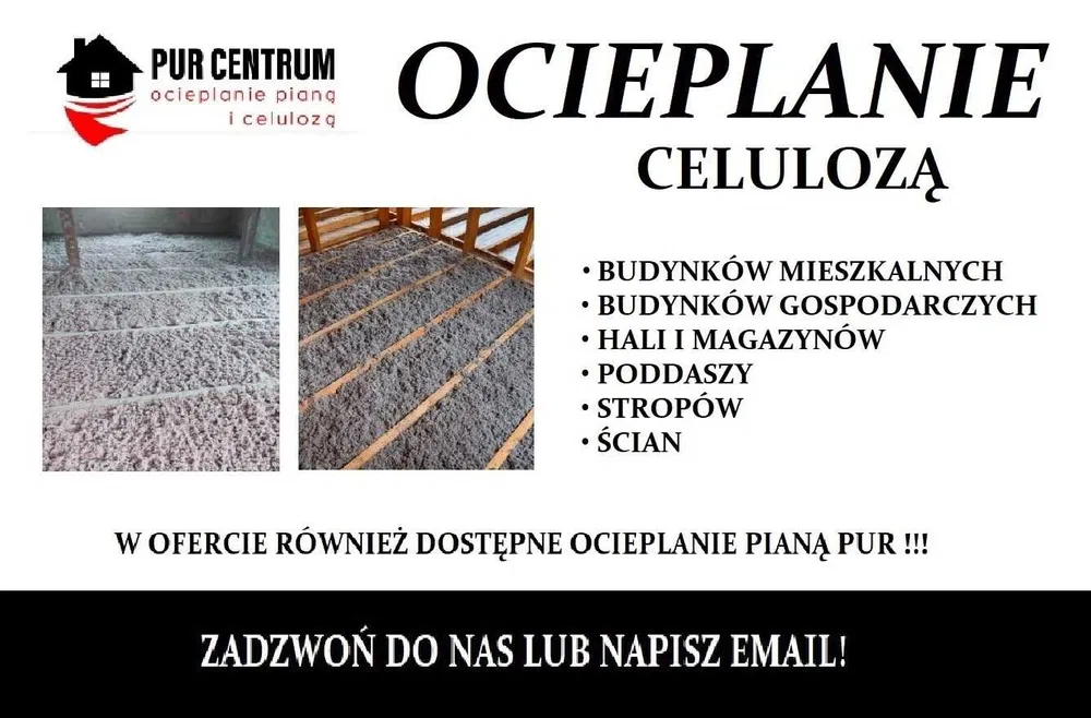 Ocieplanie Celulozą Izolacja Wdmuchiwaną Wełną Celulozową Ocieplenia