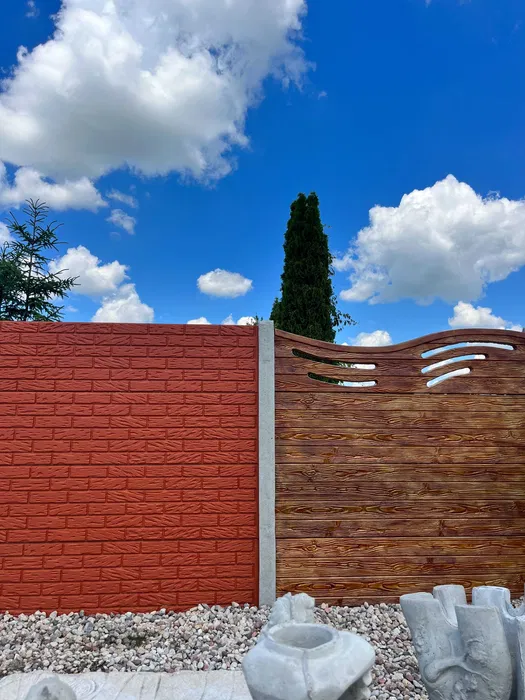 ogrodzenia betonowe dwustronne 67 zł metr bieżący -1,5 m wysokości