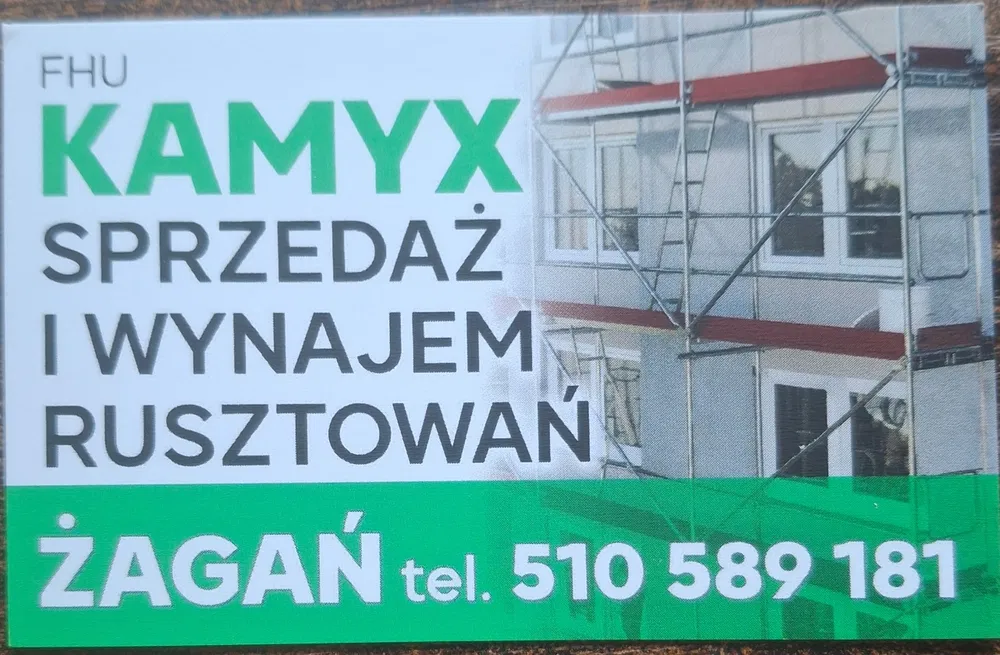 Wynajem różnych rusztowań