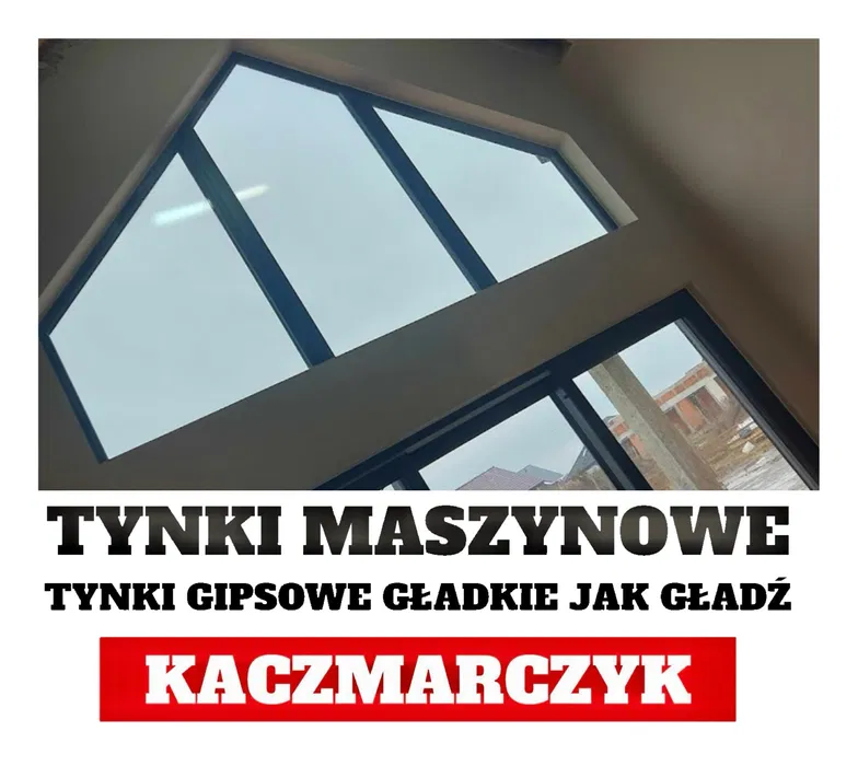 Okienko Tynki Maszynowe Gipsowe Tynkowanie bo Pod Malowanie