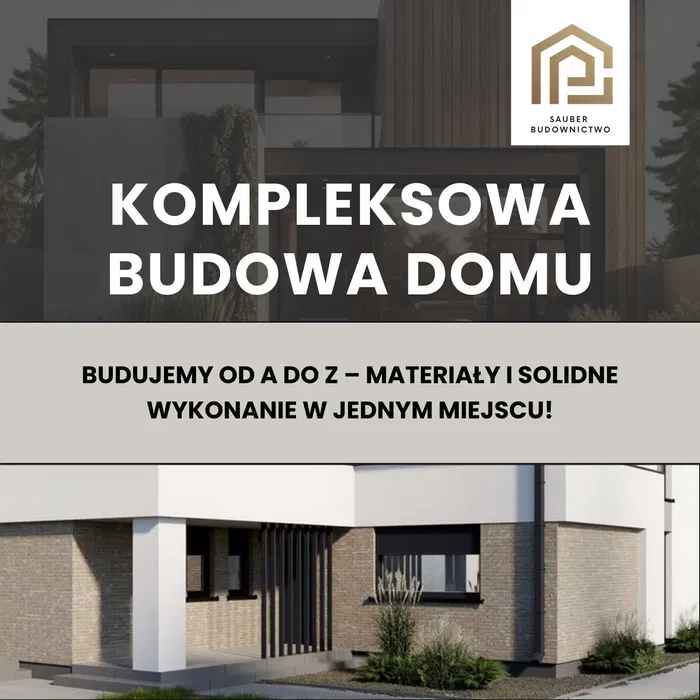 KOMPLEKSOWA budowa domu od podstaw SSO, SSZ, Stan deweloperski