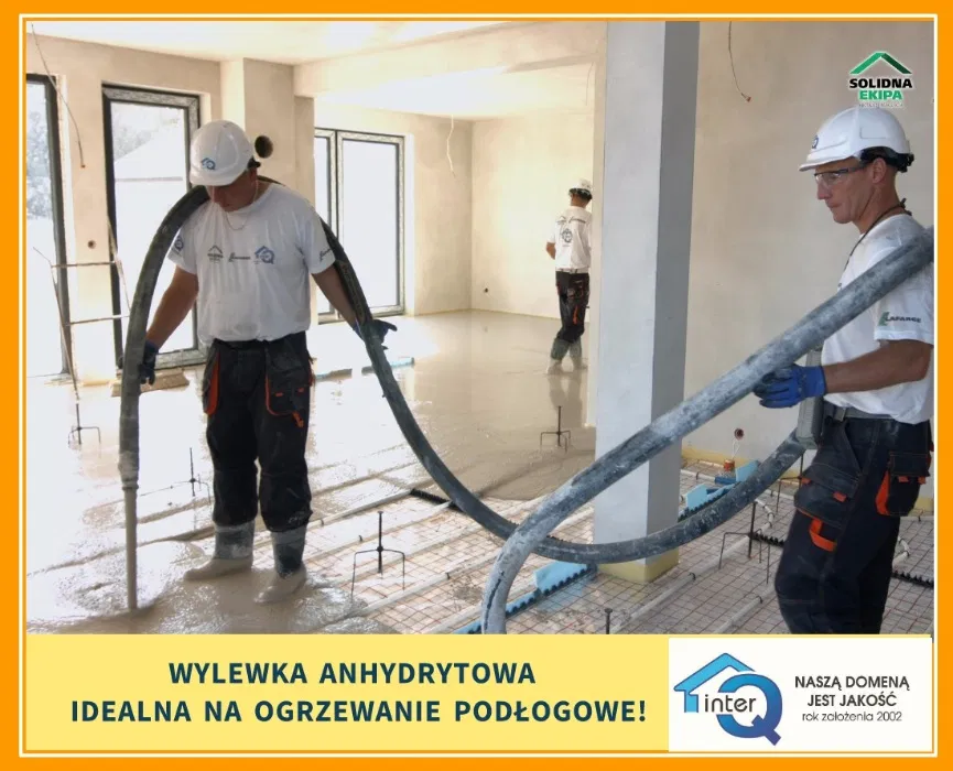 WYLEWKI MASZYNOWE cementowo-piaskowe mixokretem i anhydrytowe