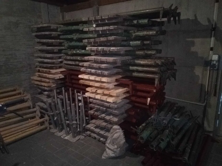 Rusztowanie klinowe / warszawskie / stemple / młoty / zsyp - wynajem