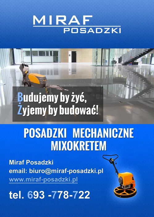 Posadzki Maszynowe, Mixokret, Płock, Jastrych, Szlichta, Styrobeton