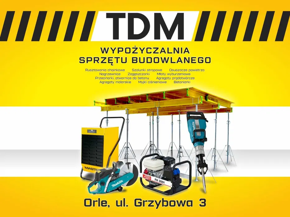 Szalunki stropowe Rusztowania Wynajem Wypożyczalnia Orle