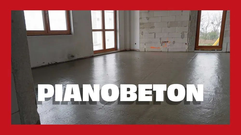 Pianobeton, Płynny Styropian, Styrobeton, Posadzki, Tynki