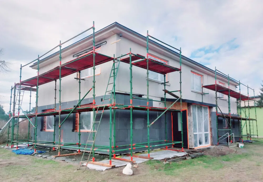 PROMOCJA wynajem rusztowań choinkowych elewacyjnych Pszczółki Skowarcz