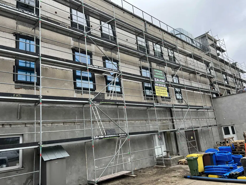Wynajem wypożyczalnia rusztowań Przemysłowych Fasadowych Transport