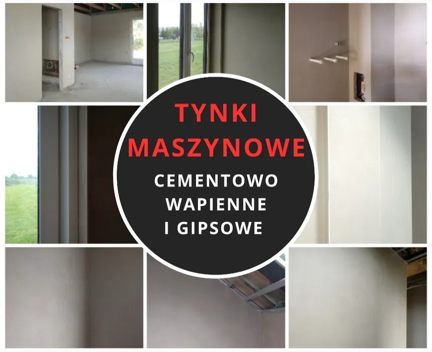 Tynki maszynowe Bochnia, Rzezawa, Borek, Krzeczów, Brzesko
