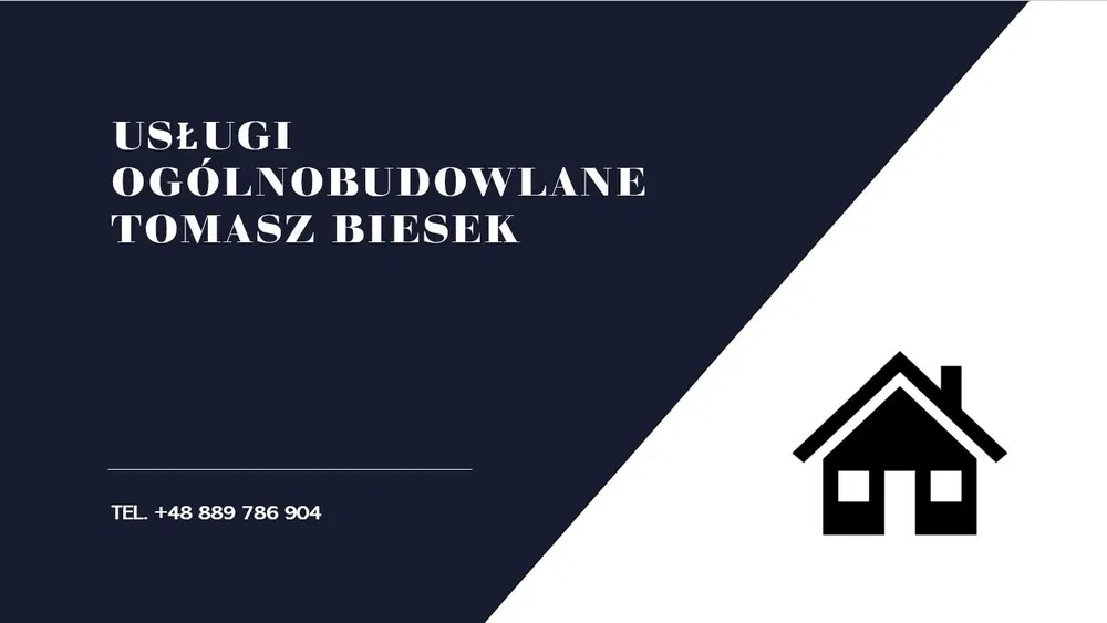 WOLNY TERMIN Usługi ogólnobudowlane Tomasz Biesek