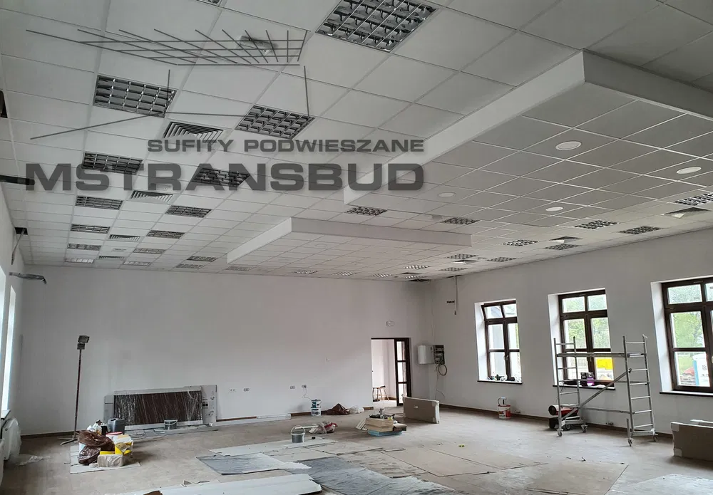 Sufit podwieszany kasetonowy rastrowy 60x60 MONTAŻ tanio CAŁA POLSKA