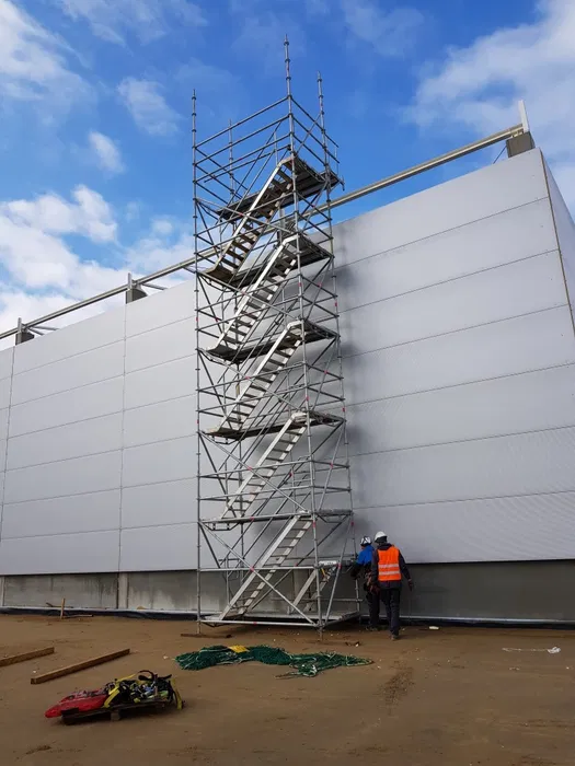 Schodnia Budowlana Wynajem Łódź Tymczasowa Klatka Schodowa Wypożycz