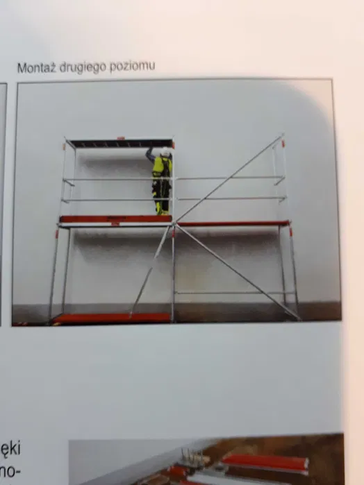 rusztowanie fasadowe plettak plus elementy rozbudowy rusztowania