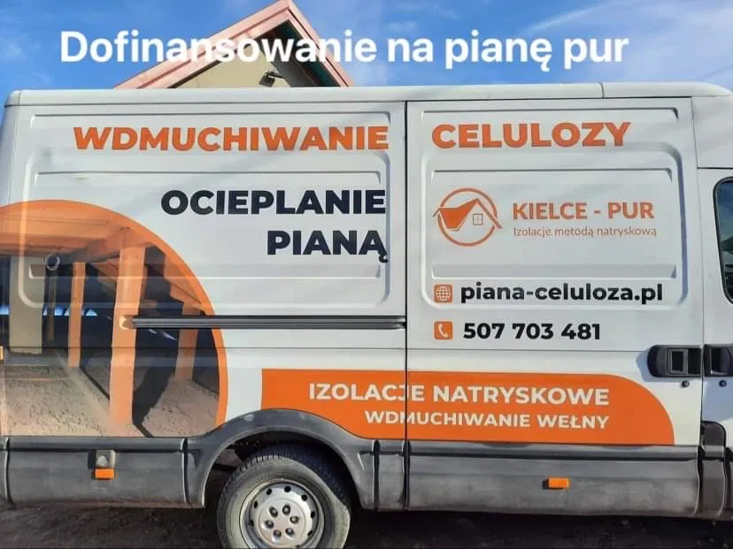PIANA-CELULOZA,ocieplenia pianą PUR,wdmuchiwanie celulozy, wełny