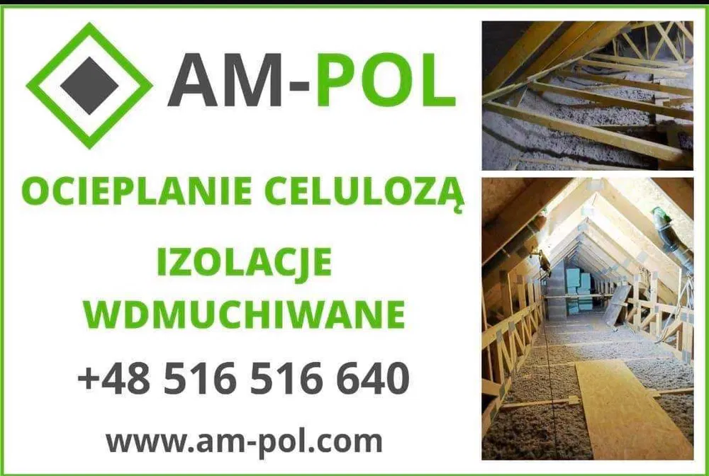 Ocieplanie wełną celulozową wdmuchiwaną oraz wełną drzewną STEICOzoll