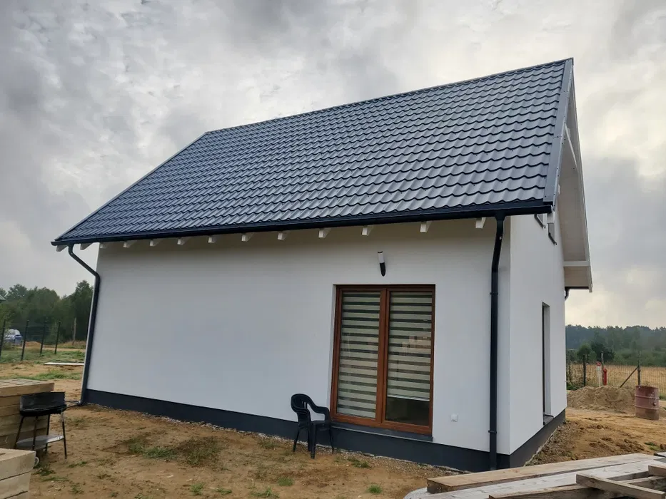 Dom szkieletowy drewniany mieszkalny piękny