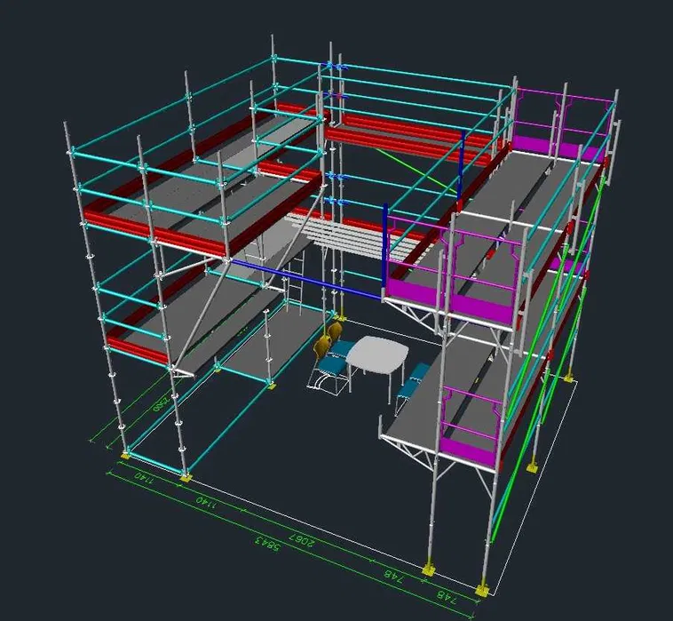Rusztowania elewacyjne, modułowe Marcegaglia WYNAJEM/TRANSPORT/MONTAŻ