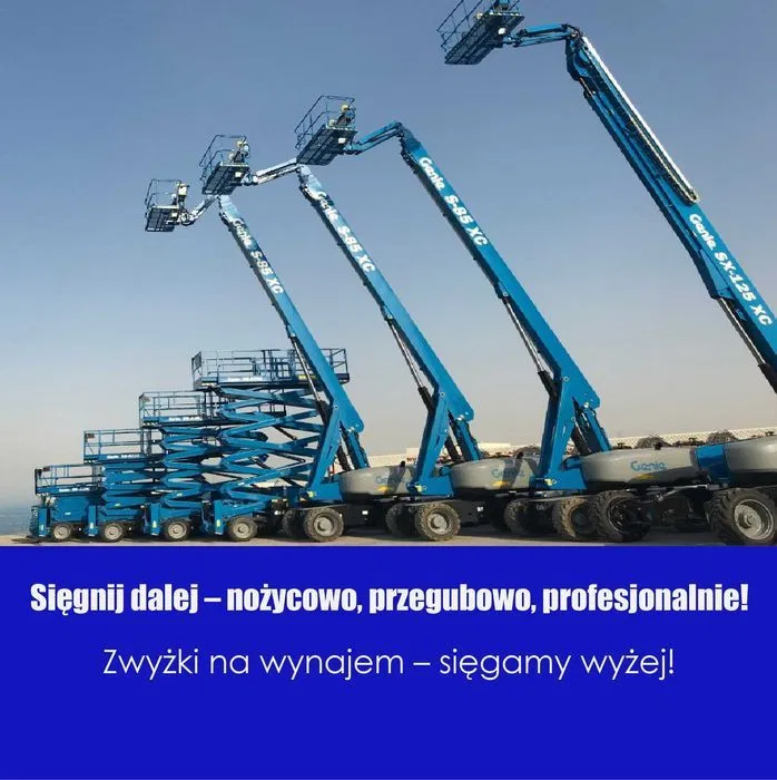 Zwyżka wynajem na doby 15m | 17m | 25m - Rzeszów, Przemyśl