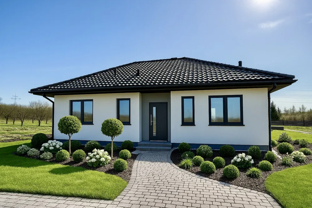 Budowa Domów Szkieletowych Mieszkalnych Zgloszenie Nowy Dom 86m2