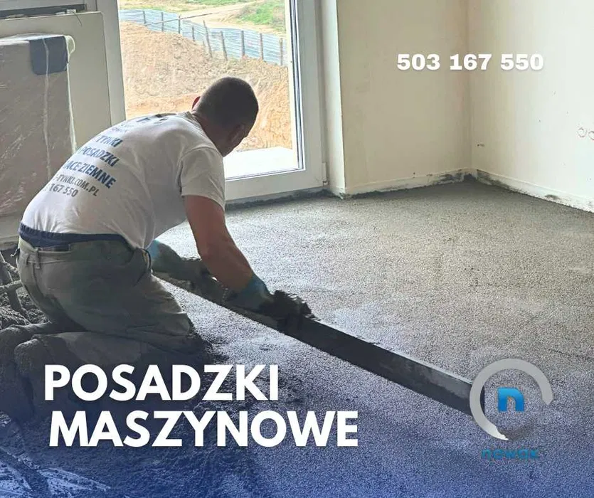 Posadzki maszynowe Zgorzelec - wylewki miksokretem