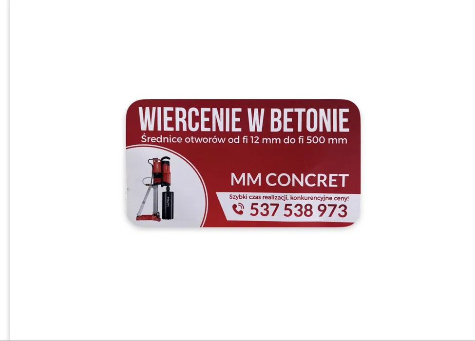 Wiercenie otworów w betonie, przewierty w betonie, cięcie Gdynia