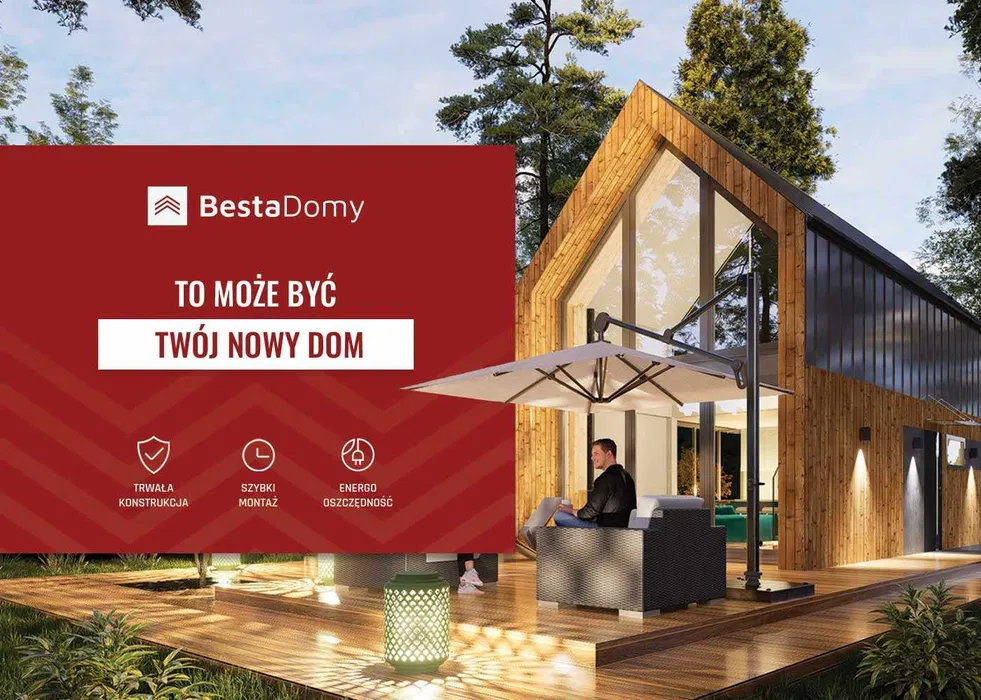 Nowoczesny dom modułowy Besta 35 m2 z montażem - świetna cena!