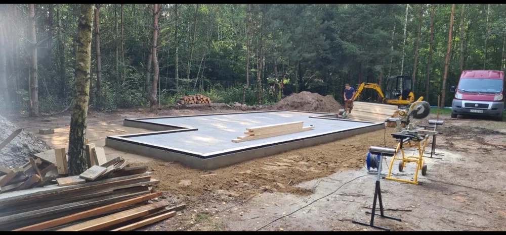 Płyty fundamentowe, fundamenty punktowe pod domki domy garaże i inne